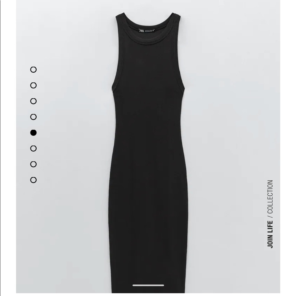 NWT Zara Ribbed Midi Dress